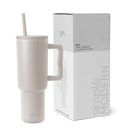 Simple Modern 40 oz Tumbler with Handle and Straw...
