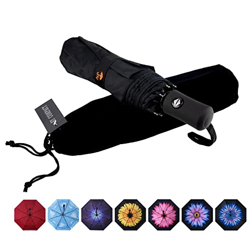 SY COMPACT Travel Umbrella Windproof Automatic...