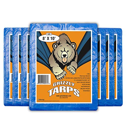 Grizzly Tarps by B-Air 8' x 10' Large...
