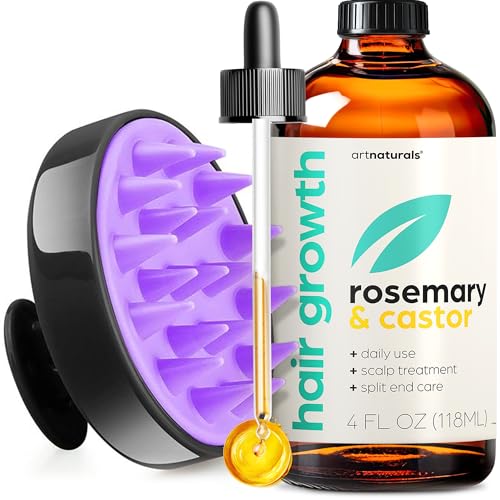 Artnaturals Rosemary Castor Hair Oil, 4 fl oz (118...