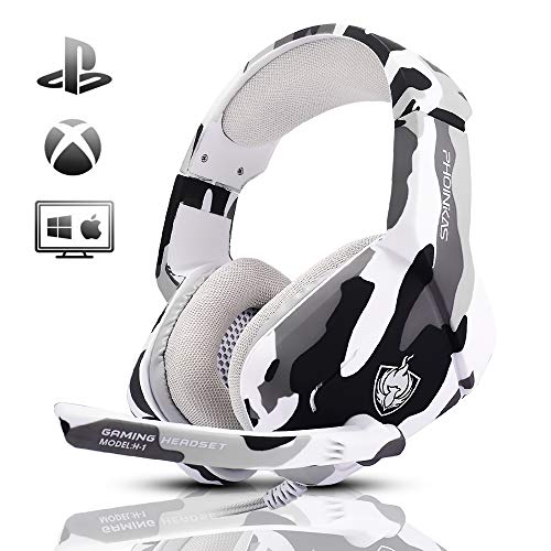 PHOINIKAS Gaming Headset for PS4, Xbox One, PC,...