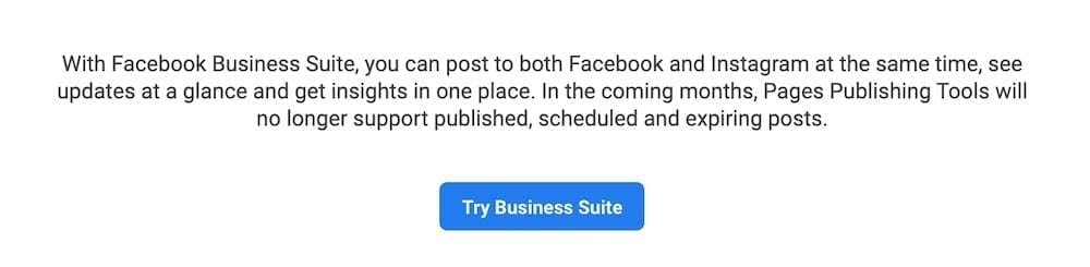 Facebook Business Suite