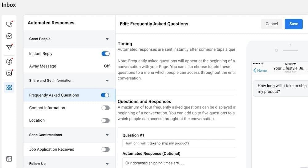 Step 4: Create answers to ‘FAQ’s