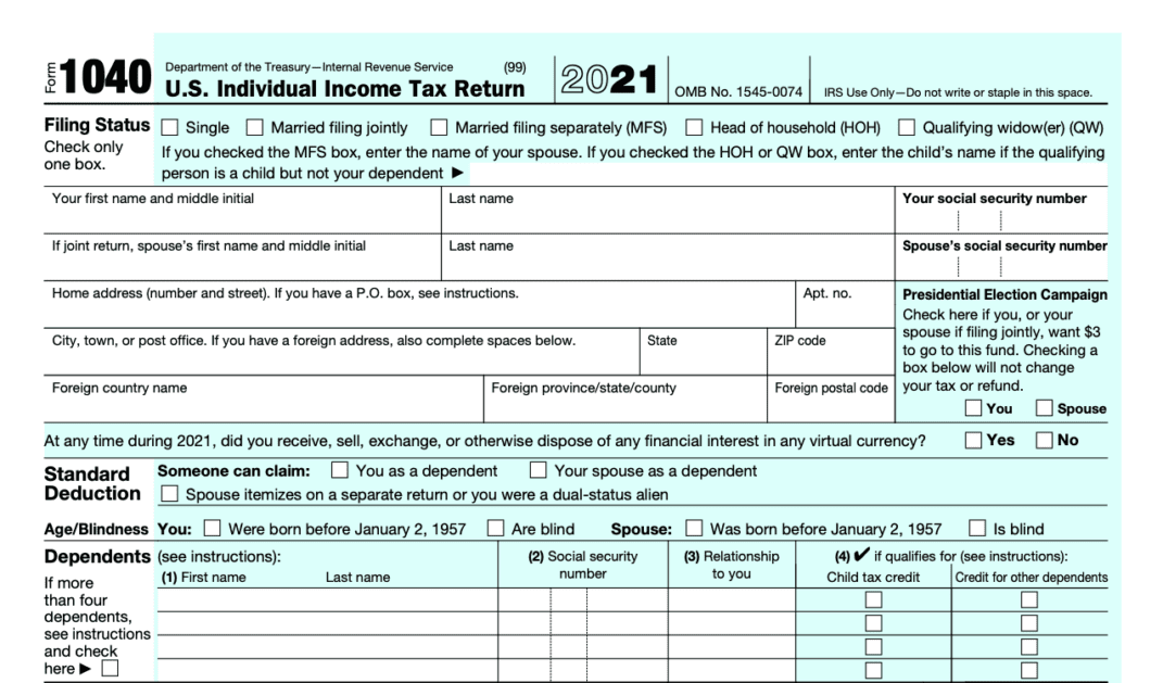 Form 1040