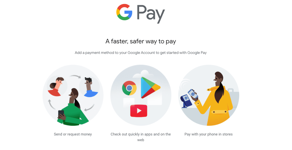 Capture d'écran de Google Pay